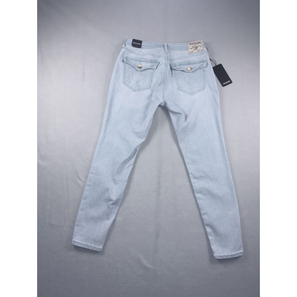 NWT True Religion Jennie Curvy Mid Rise Super Skinny Jean Size 30 - Picture 2 of 13